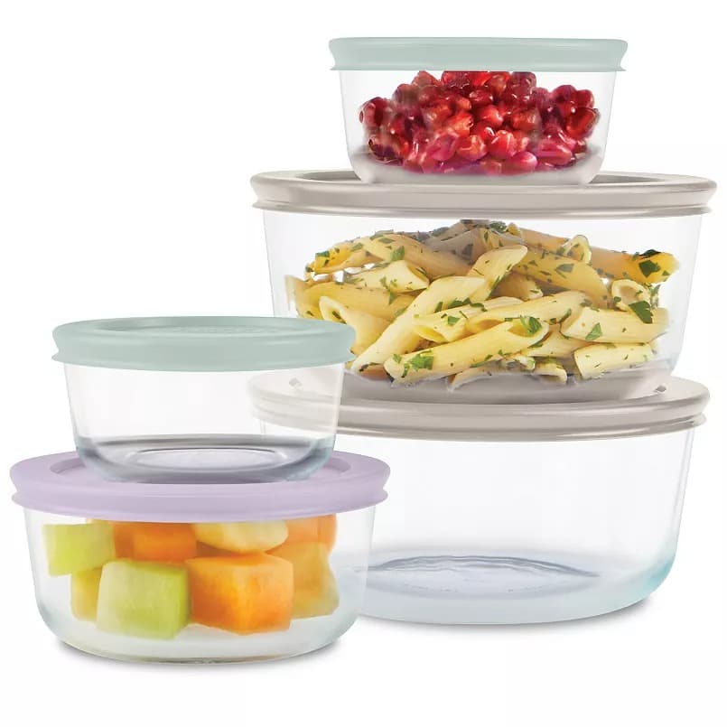 Kohls #ad : Pyrex Simply Store 10-pc. Glass Storage Container Set for $10.46 (Reg $30) + Free Pickup.
