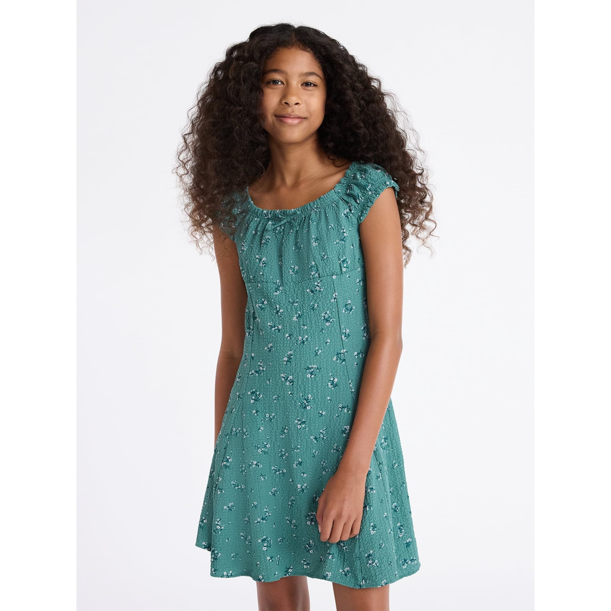 Walmart #ad :Weekend Academy Girls Empire Waist Mini Dress, Sizes 4-18 For $6.99 (Reg $14.98)