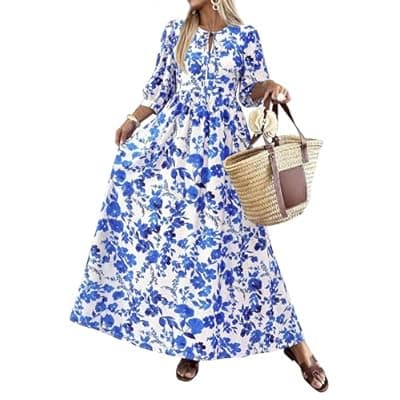 Amazon : KIRUNDO Women Summer Beach Vacation Wedding Guest Dresses $19.12 (Reg $39) + Free shipping. #ad