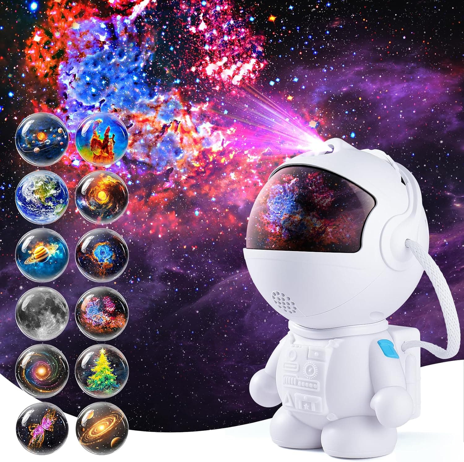 Amazon : Astronaut Galaxy Projector,Star Projector with 12 Space Films $8 (Reg $19) + Free prime shipping. #ad