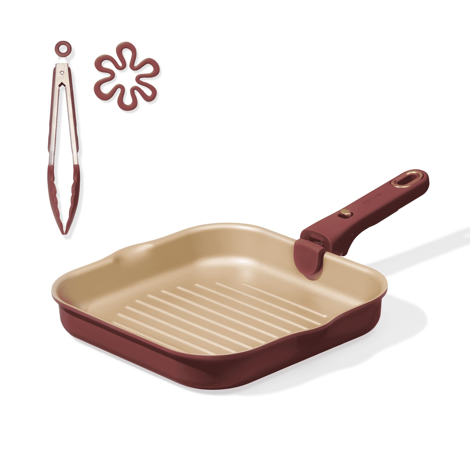 Walmart #ad :Carote 4 Pcs Nonstick Pan Set, Nonstick Grill Pan for Steak with Detachable Handle For $19.99 (Reg $35.99)