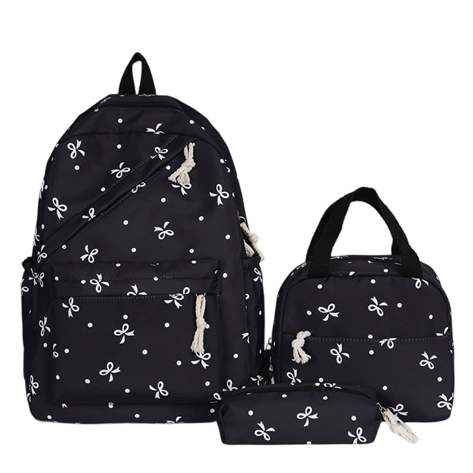 Walmart #ad : Resicozy Coquette Bow Backpack Set, 3pcs Cute Backpack Set, Daypack Rucksack For $11.99
