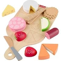 Amazon : 19-Piece Fisher-Price Wood Pretend Play Charcuterie Board Set $17.99 (Reg $27) + Free prime shipping. #ad