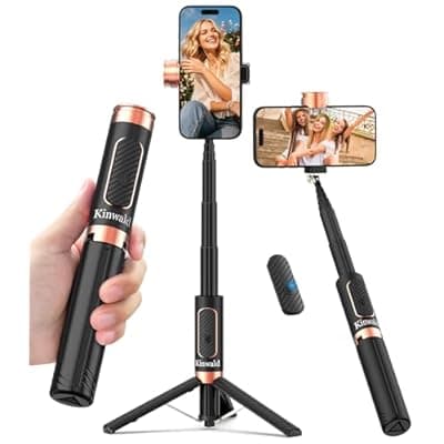 Amazon : Kinwald Selfie Stick Tripod for iPhone &amp; Android  $10 (Reg $22) + Free prime shipping. #ad