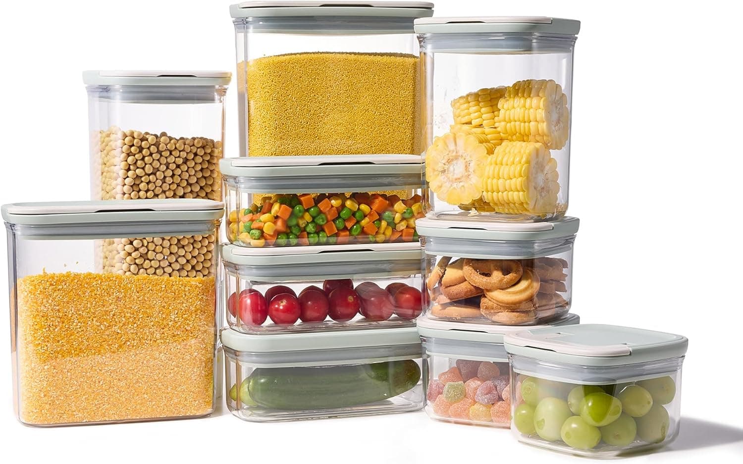 Amazon : CAROTE Easy-open Airtight Food Storage Containers with Lids, 20 PCS $19.99 (Reg $39) . #ad