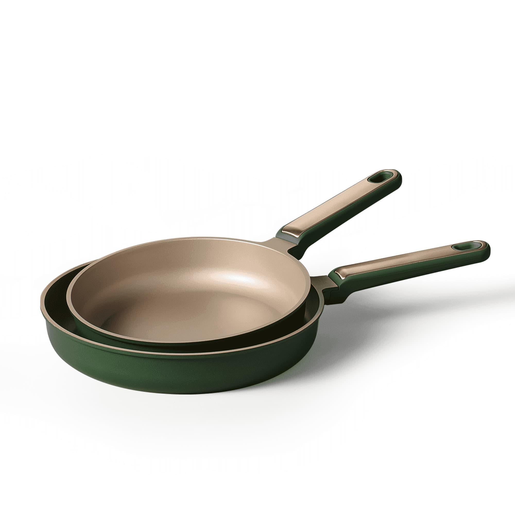 Walmart #ad :Carote Nonstick Frying Pan Set, 9.5″ &amp; 11″ Skillets, Compatible, Easy to Clean, Green For $32.99 (Reg $54.99)