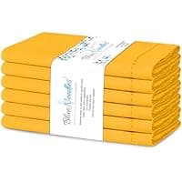 Amazon :6 Pack 18″x18″ Cotton Golden Yellow Cloth Dinner Napkins (Various) $7.49  (Reg $15) + Free prime shipping. #ad