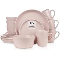 Amazon : 16-Piece Stone Lain Albie Stoneware Modern Dinnerware Set $49.19 (Reg $55) + Free  shipping. #ad