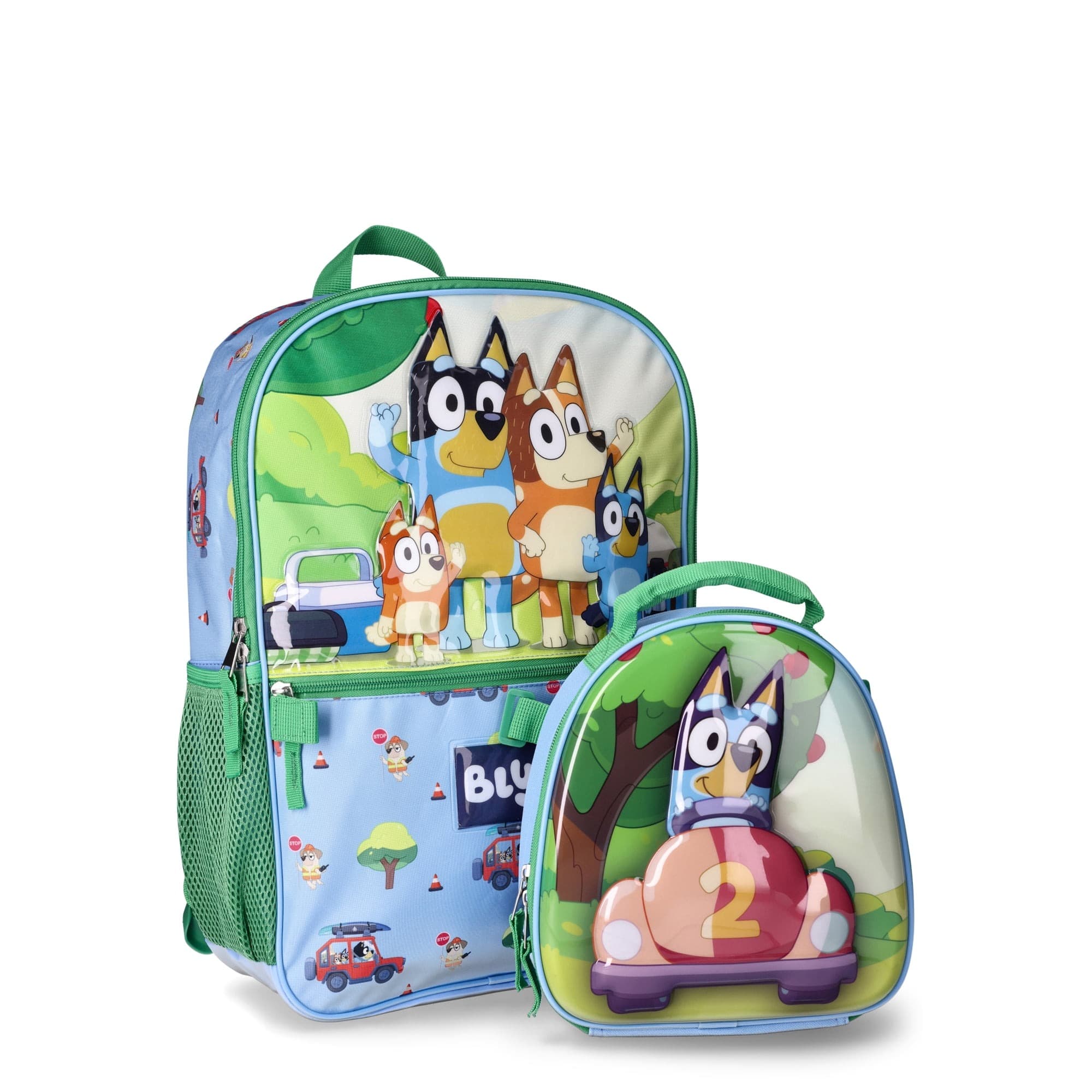 Walmart #ad :BBC Bluey Family Trip Kids 17″ Laptop Backpack 2-Piece Set with Lunch Bag, Multi-Color For $13.99 (Reg $22.97)