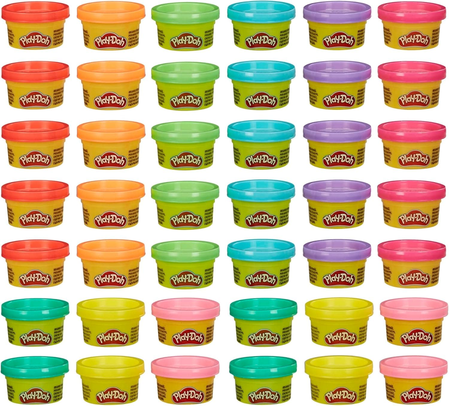 Amazon : Play Doh Bulk Handout 42-Pack $12 (Reg $17) + Free prime shipping. #ad