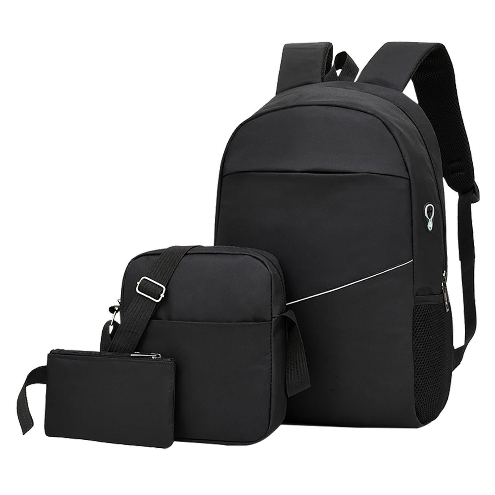 Walmart #ad :Construction Backpack Three-piece Backpack Men’s Computer Backpack For $16.99 (Reg $23.89)