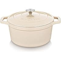 Amazon :  6-QT Vancasso Cast Iron Dutch Oven $34.49 (Reg $69) + Free prime shipping. #ad