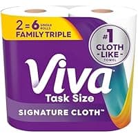 Amazon : 2-Pack Viva Signature Cloth Paper Towels $6.99  + Free prime shipping. #ad