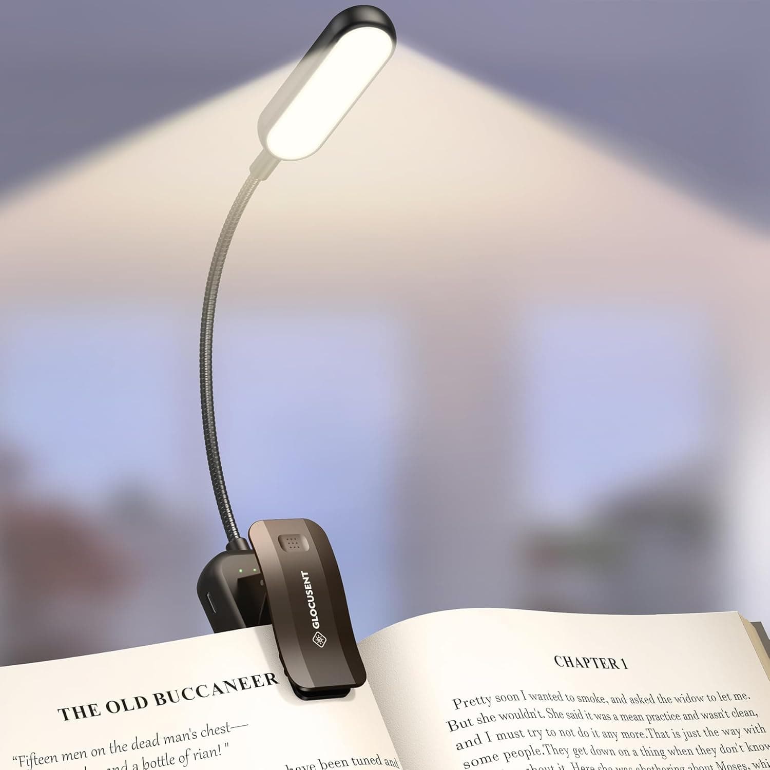 Amazon : Glocusent 20 LED Reading Lights for Books in Bed $5.99 (Reg $10) + Free prime shipping. #ad