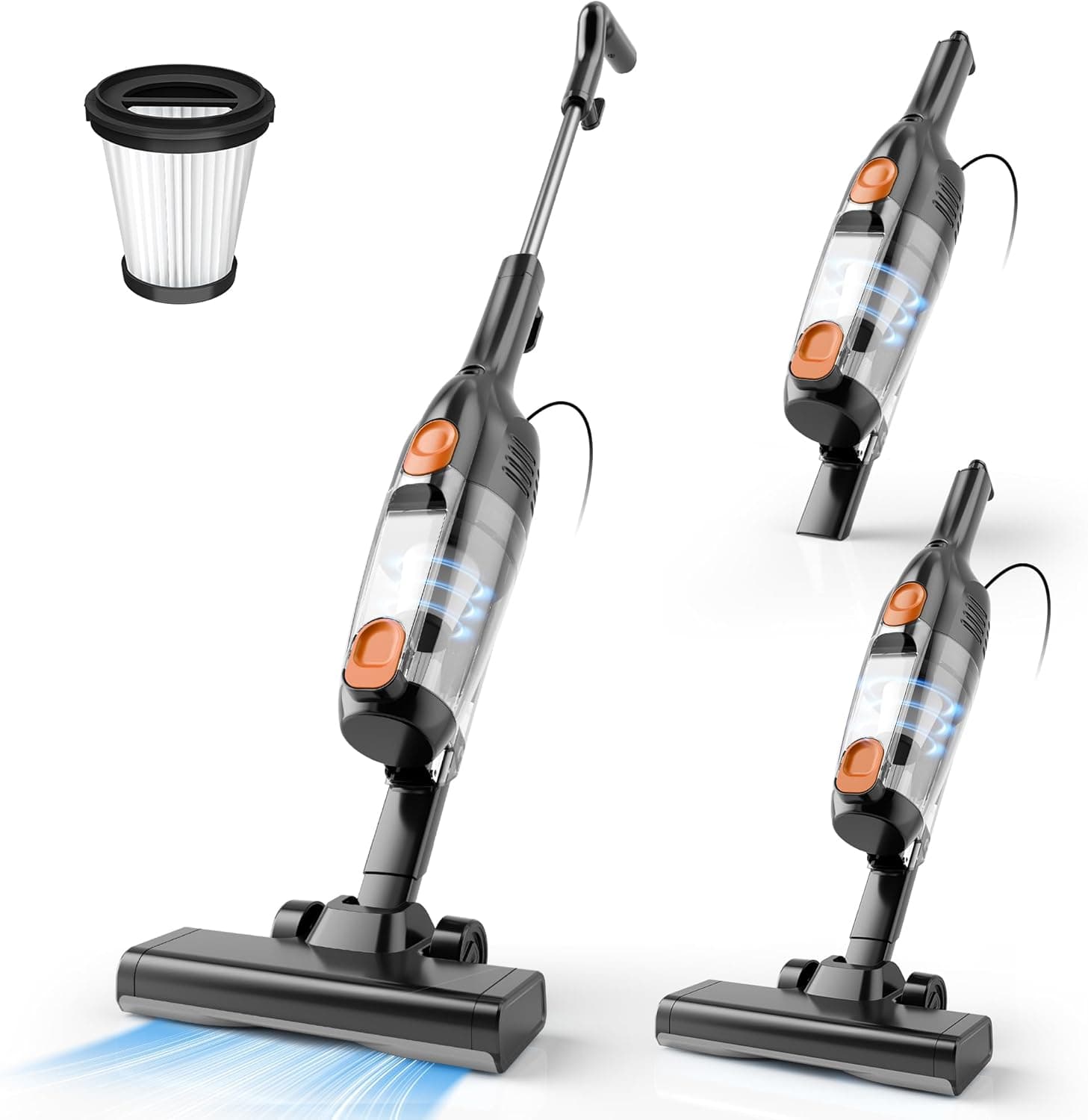 Amazon : Vazone R6X Corded Stick Vacuum Cleaners for Home $26 (Reg $134) + Free shipping. #ad