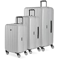 Amazon : 3-Piece SwissGear Wanderlust Pro Hardside Luggage Set (20/24/28″) $149.95  + Free  shipping. #ad