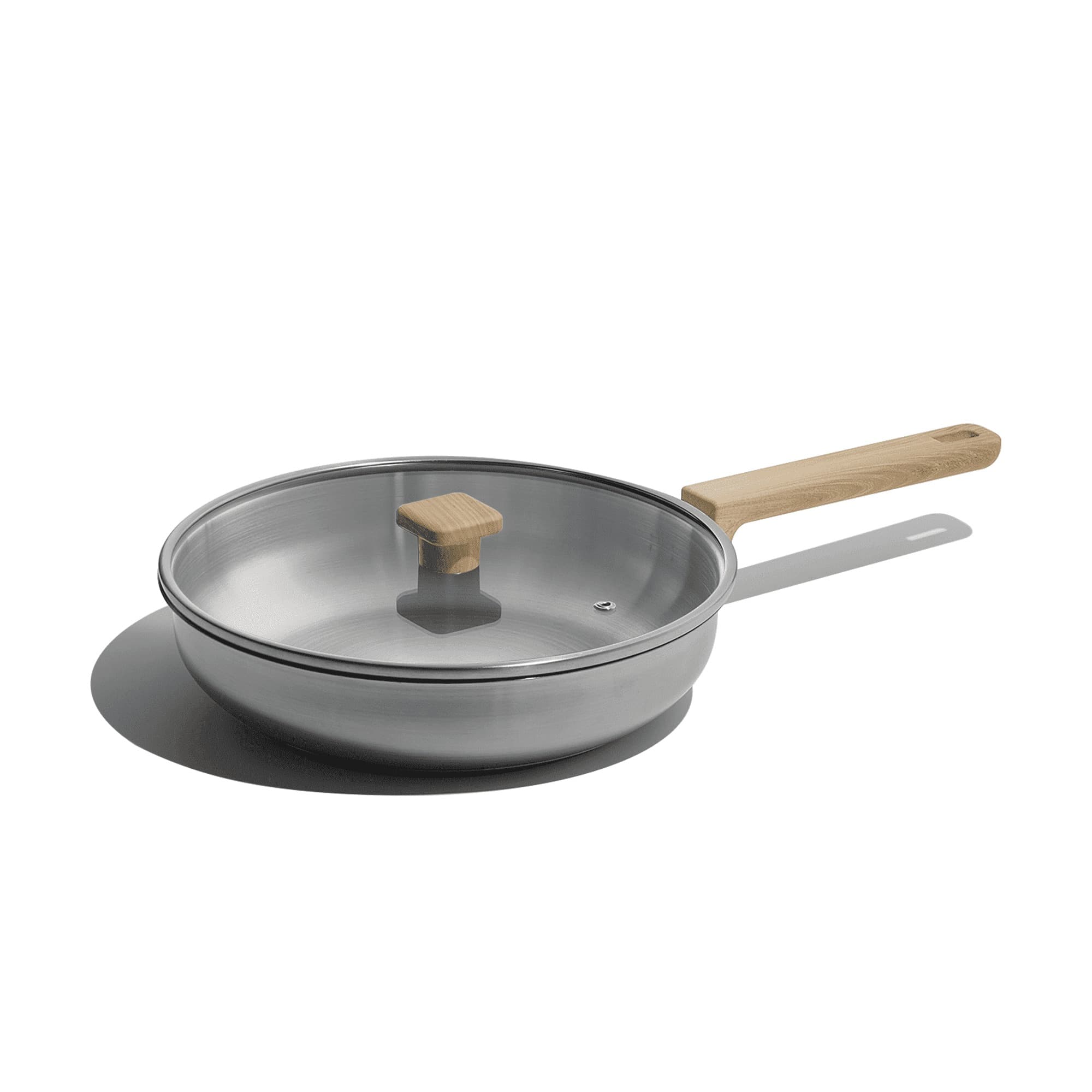 Walmart #ad :Carote 4QT Stainless Steel Saute Pan with Lid, 10” Deep Frying Pan, Induction Compatible For $24.99 (Reg $78.99)