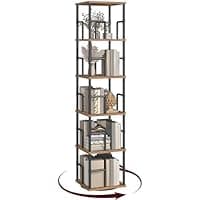 Amazon : 5-Tier Rotating Bookshelf 360 deg. Freestanding Corner Bookcase $59.99 (Reg $89) + Free  shipping. #ad