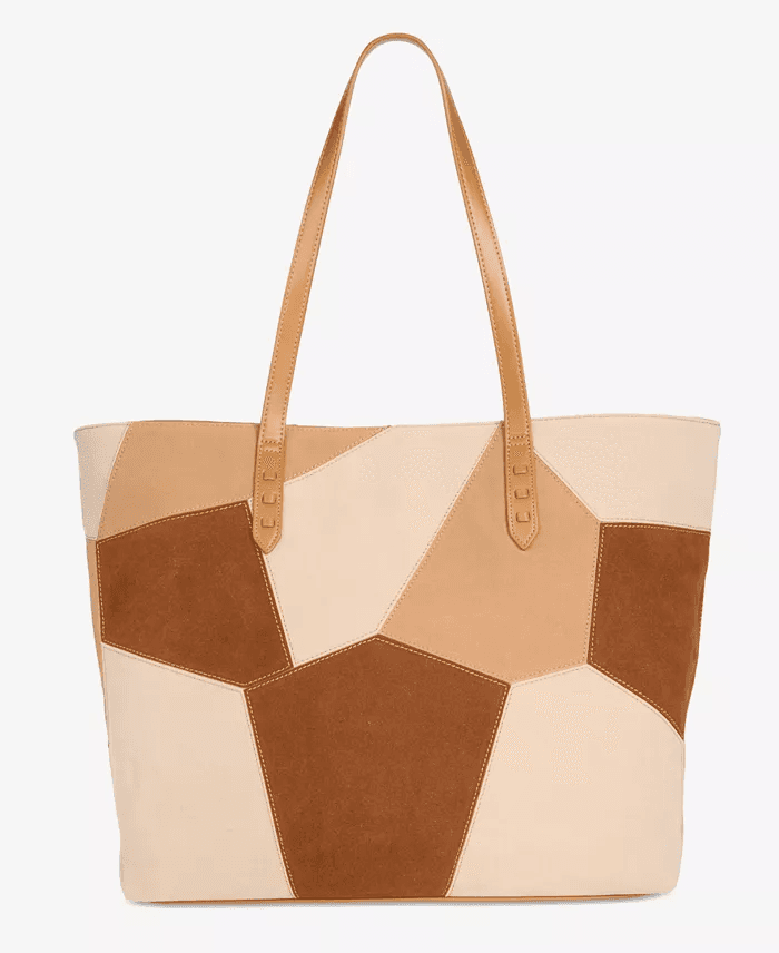 Macys #Ad:Style &amp; Co Pieced 4 Poster Tote $39.80 (was $99.50) + free shipping.