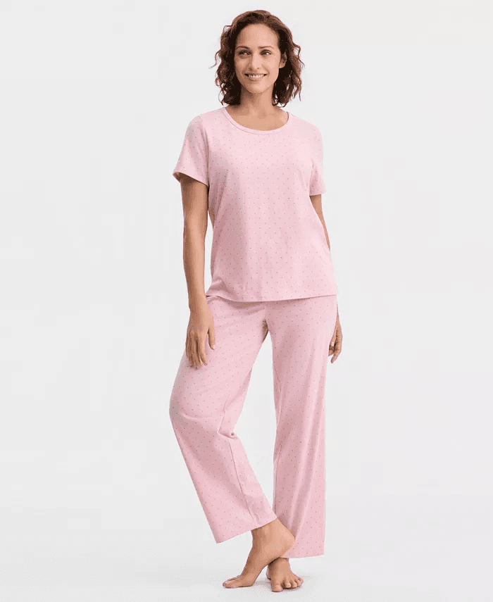 Macys #Ad:Charter Club Women’s Short-Sleeve Pajama Set $19.75 (was $39.50) + store pickup.
