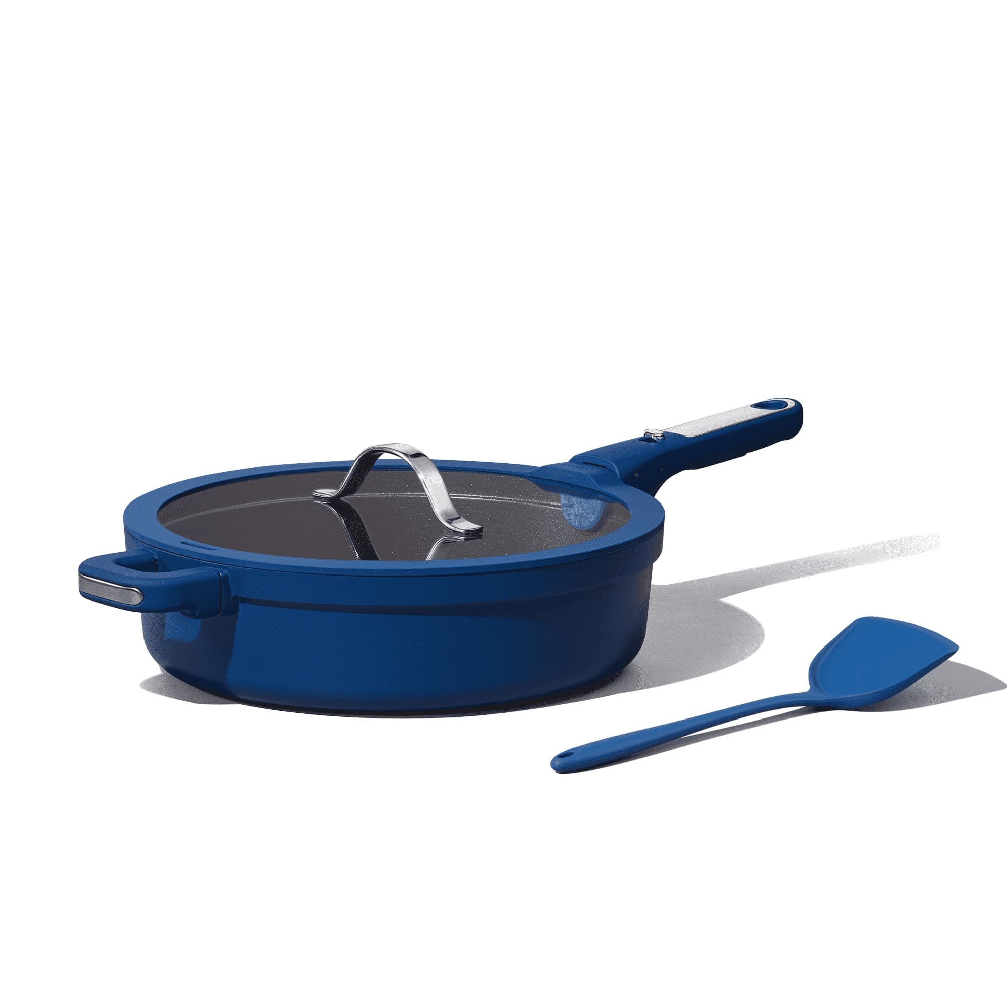Walmart #ad :Carote 4 Pcs 12 Inch Nonstick Frying Pan with Lid, 5.5QT Saute Pan For $34.99 (Reg $45.99)