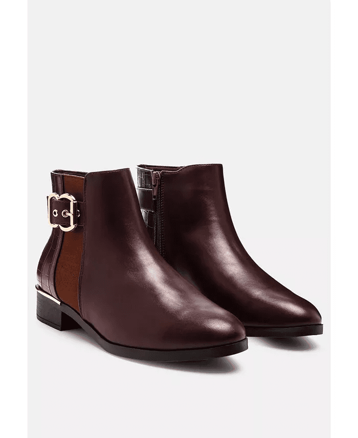Macys #Ad:London Rag Women’s Frothy Buckled Ankle Boots With Croc Detail $40.19 (was $66.99) + free shipping.