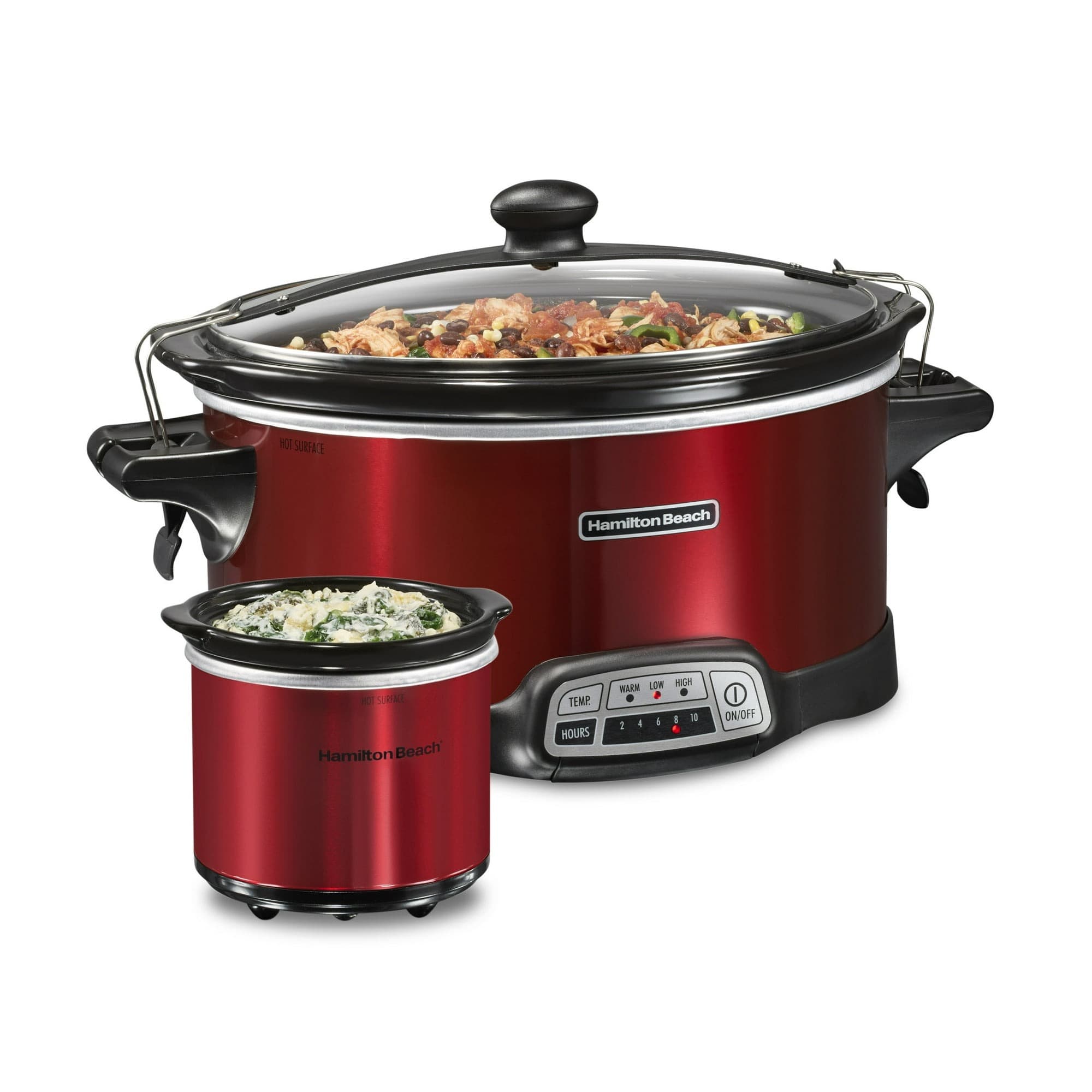 Walmart #ad :Hamilton Beach 7 Qt Programmable Slow Cooker, Stoneware Crock with Removable Pot For $54.99 (Reg $89.99)