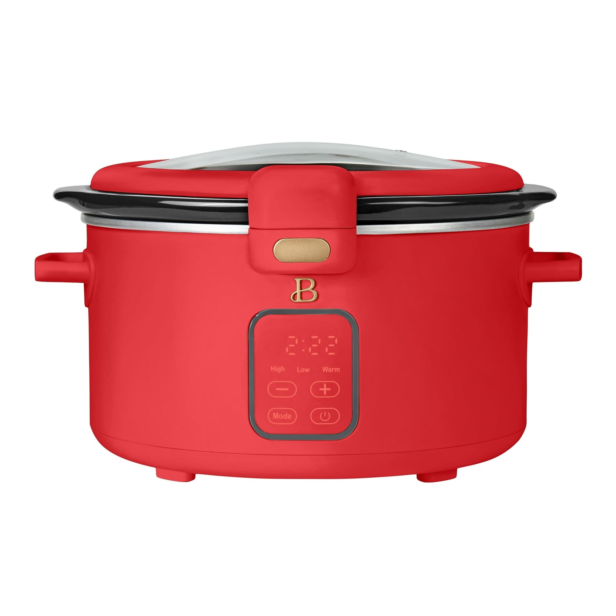 Walmart #ad : Beautiful 4 Qt Digital Slow Cooker with Hinged Locking Lid, Tomato Red by Drew Barrymore For $34.97