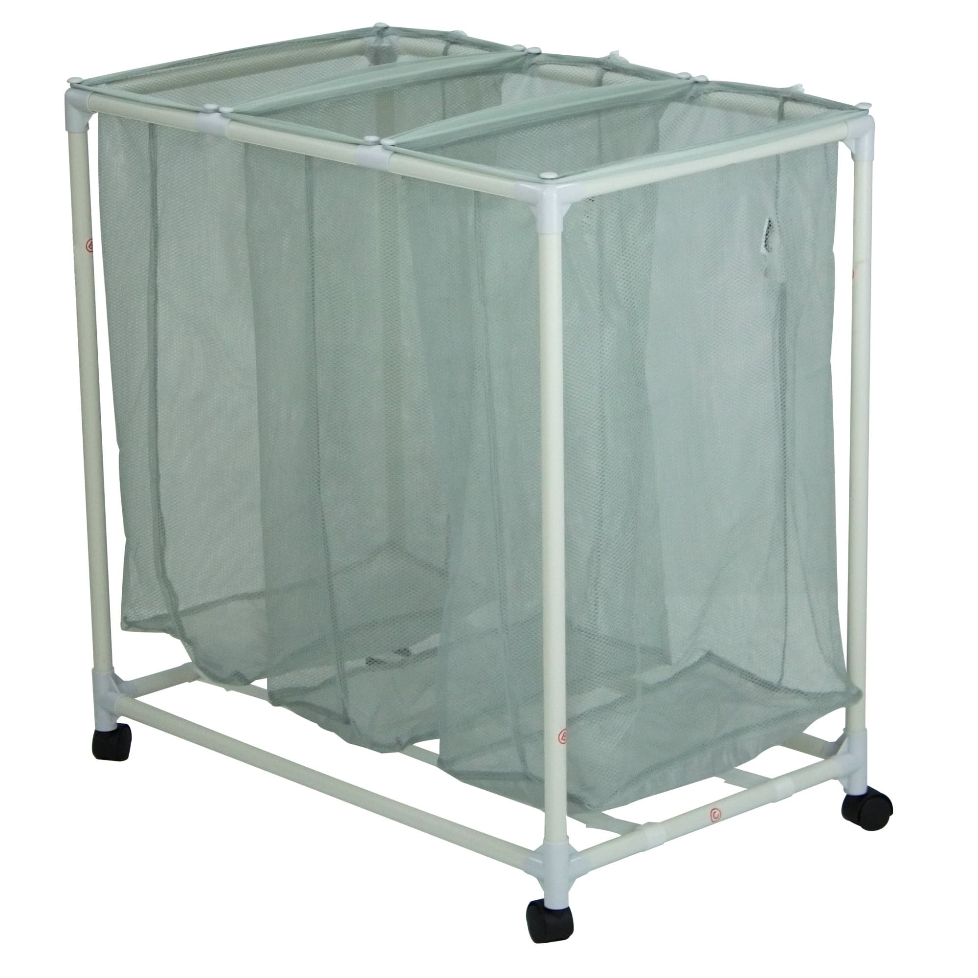 Walmart #ad :Mainstays Rolling Laundry Sorter Cart with Mesh Bags and Casters For $14.88