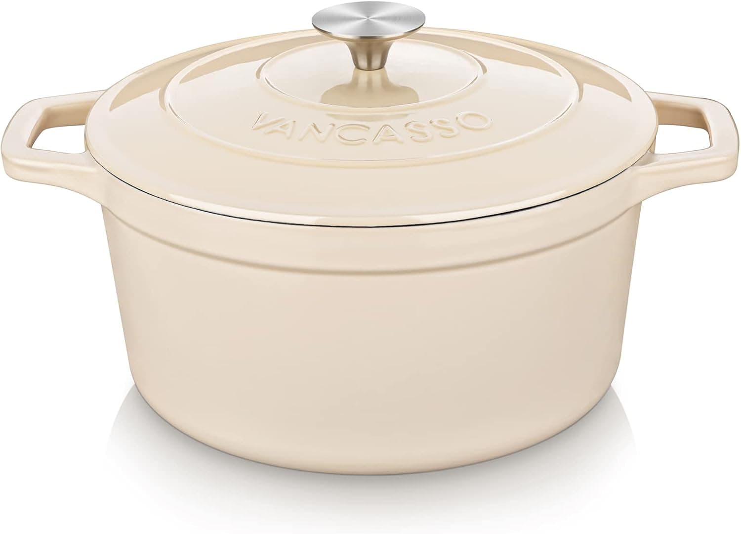Amazon : vancasso Cast Iron Dutch Oven $34 (Reg $69) + Free prime shipping. #ad