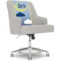 Amazon : Serta Leighton Memory Foam Height-Adjustable Desk Accent Chair $143.13 (Reg $213) + Free  shipping. #ad
