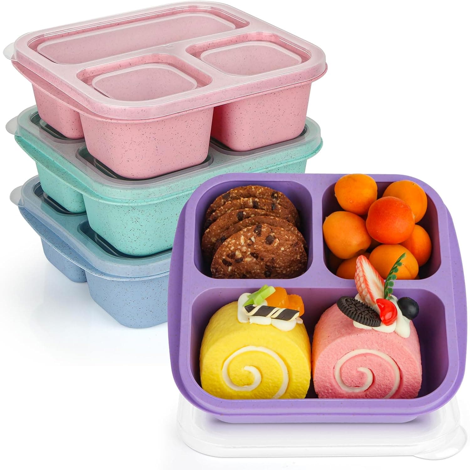 Amazon : Snack Box Containers 4 Pack $5.49 (Reg $11) + Free prime shipping. #ad