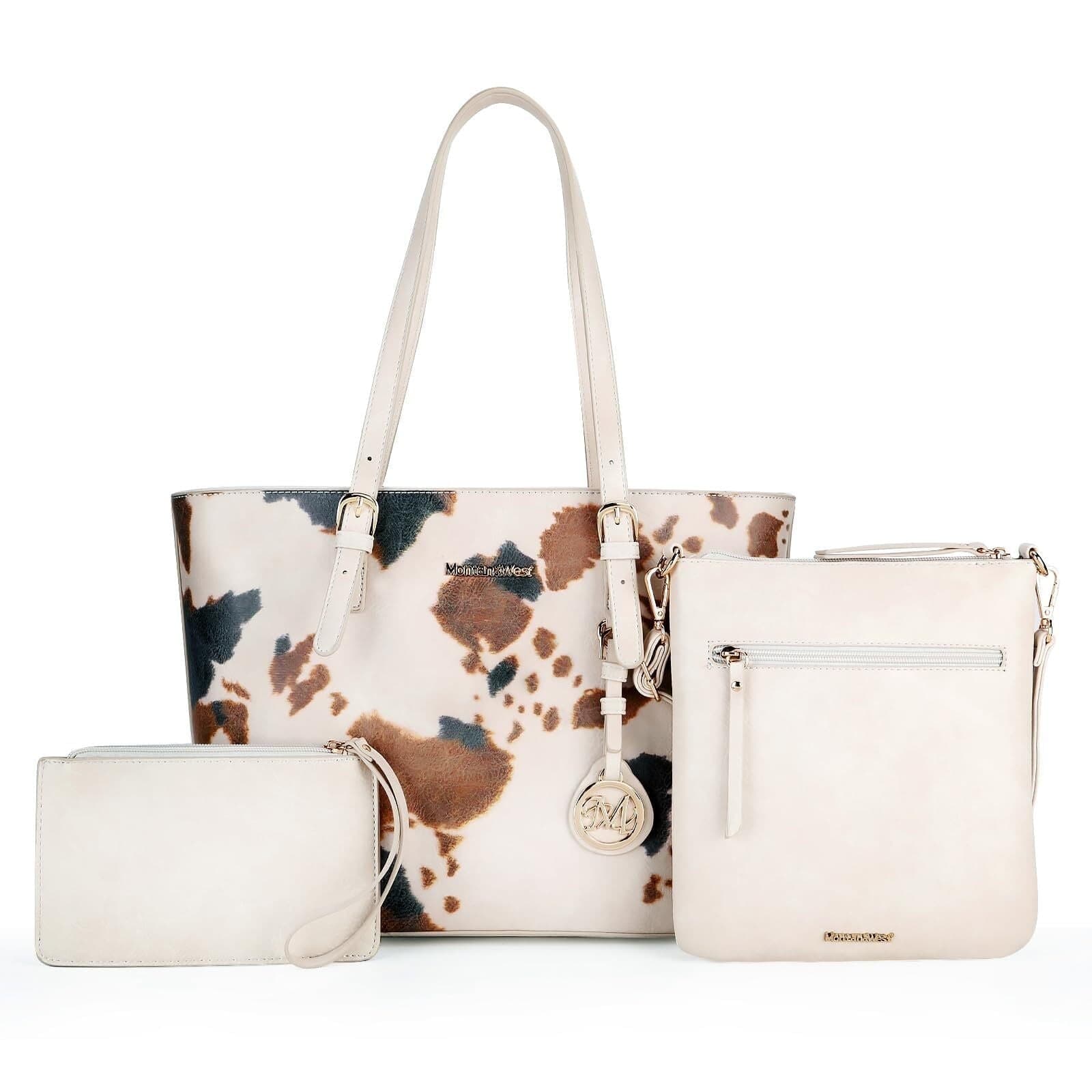 Walmart #ad :Montana West Purses for Women Tote Bag 3Pcs Set Leopard Print Satchel Handbags For $37.99 (Reg $77.50)