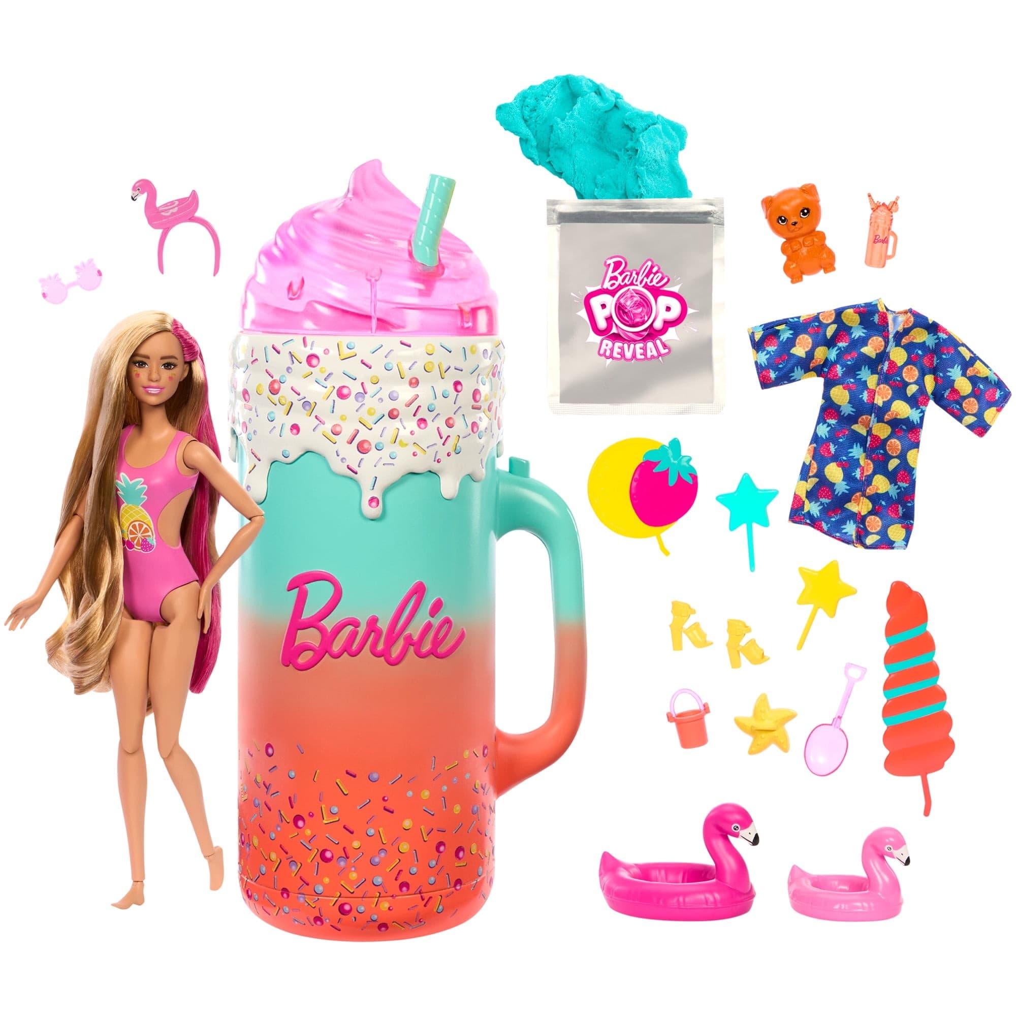 Walmart #ad :Barbie Pop Reveal Rise &amp; Surprise Gift Set with Scented Doll, Squishy Scented Pet &amp; More For $13.99 (Reg $24.99)