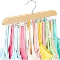 Amazon :Resovo 20 Hooks Large Capacity Tank Top Hanger w/ Premium Wood $5.99  (Reg $13) + Free prime shipping. #ad