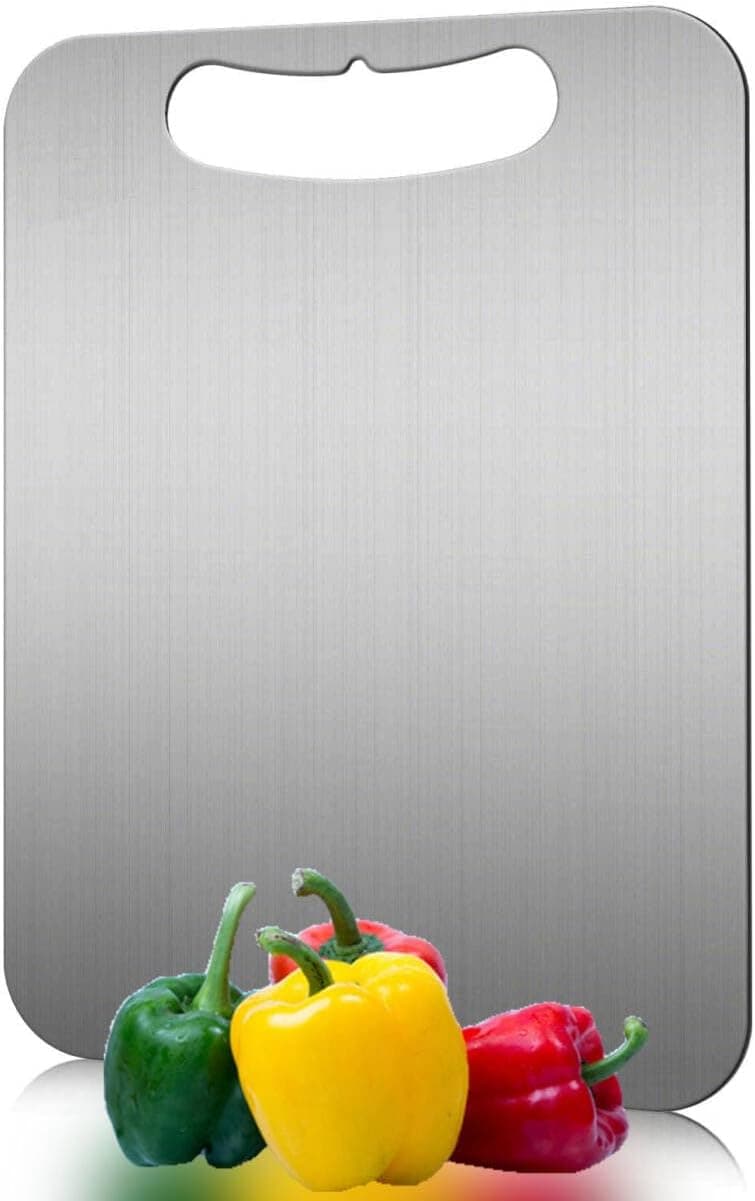 Amazon : DK-SIMINA 12-in X 9-in Titanium Cutting Board for $6.38 (Reg $10) + Free prime shipping. #ad