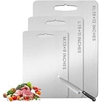 Amazon : 3-Pack 15” x 11” 100% Pure Titanium Titanium Kitchen Cutting Board $24.99 (Reg $50) + Free prime shipping. #ad