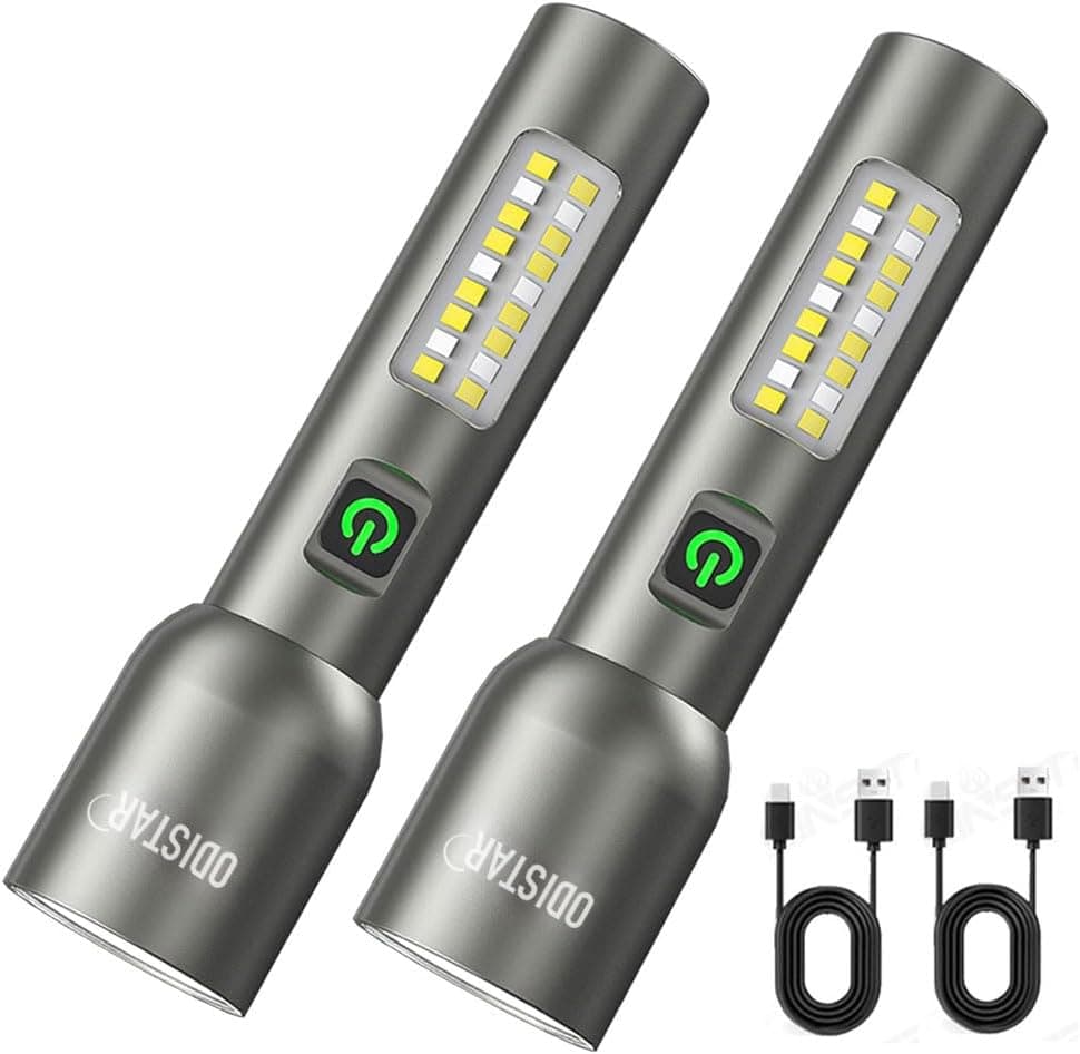 Amazon : 2-Pack 2000 Lumen Super Bright LED Powerful Tactical Flashlight $8.49 (Reg $17) + Free prime shipping. #ad