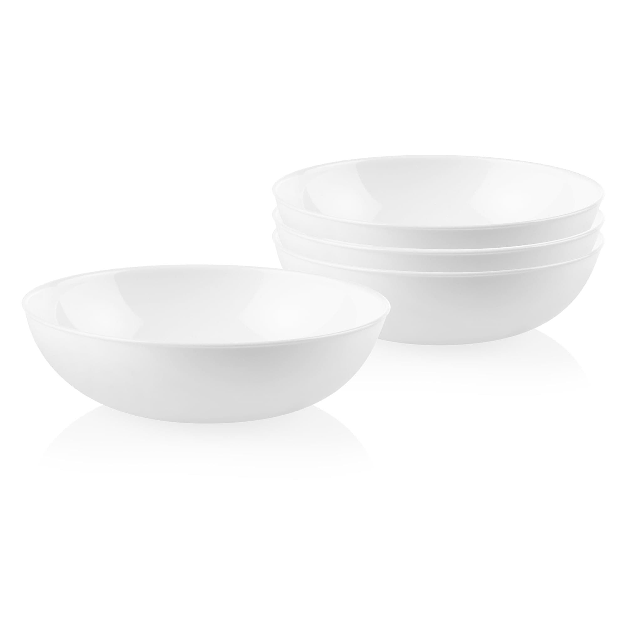 Walmart #ad :Corelle Winter Frost White 40 oz Glass Meal Bowl (Set of 4) For $28.82 (Reg $35.39)