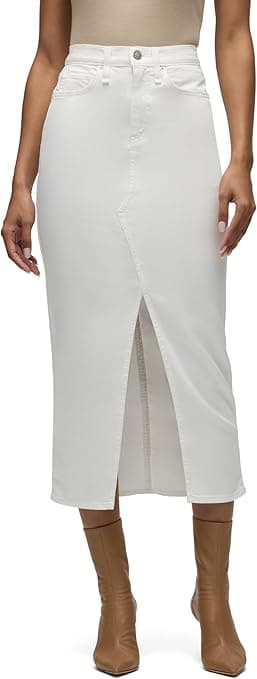Amazon : Hudson Womens Reconstucted Midi Skirt for $31.58 (Reg $85) + Free prime shipping. #ad