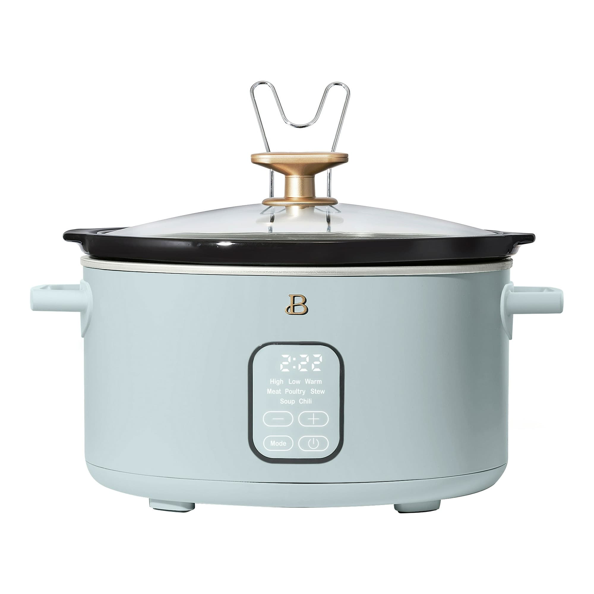 Walmart #ad :Beautiful 6 Qt Programmable Slow Cooker, Hydrangea by Drew Barrymore For $47.94 (Reg $64.38)
