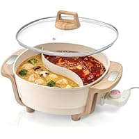 Amazon : FGJ 1500W Fast Heating Electric 6L Hot Pot w/ Divider $56.99 (Reg $80) + Free  shipping. #ad
