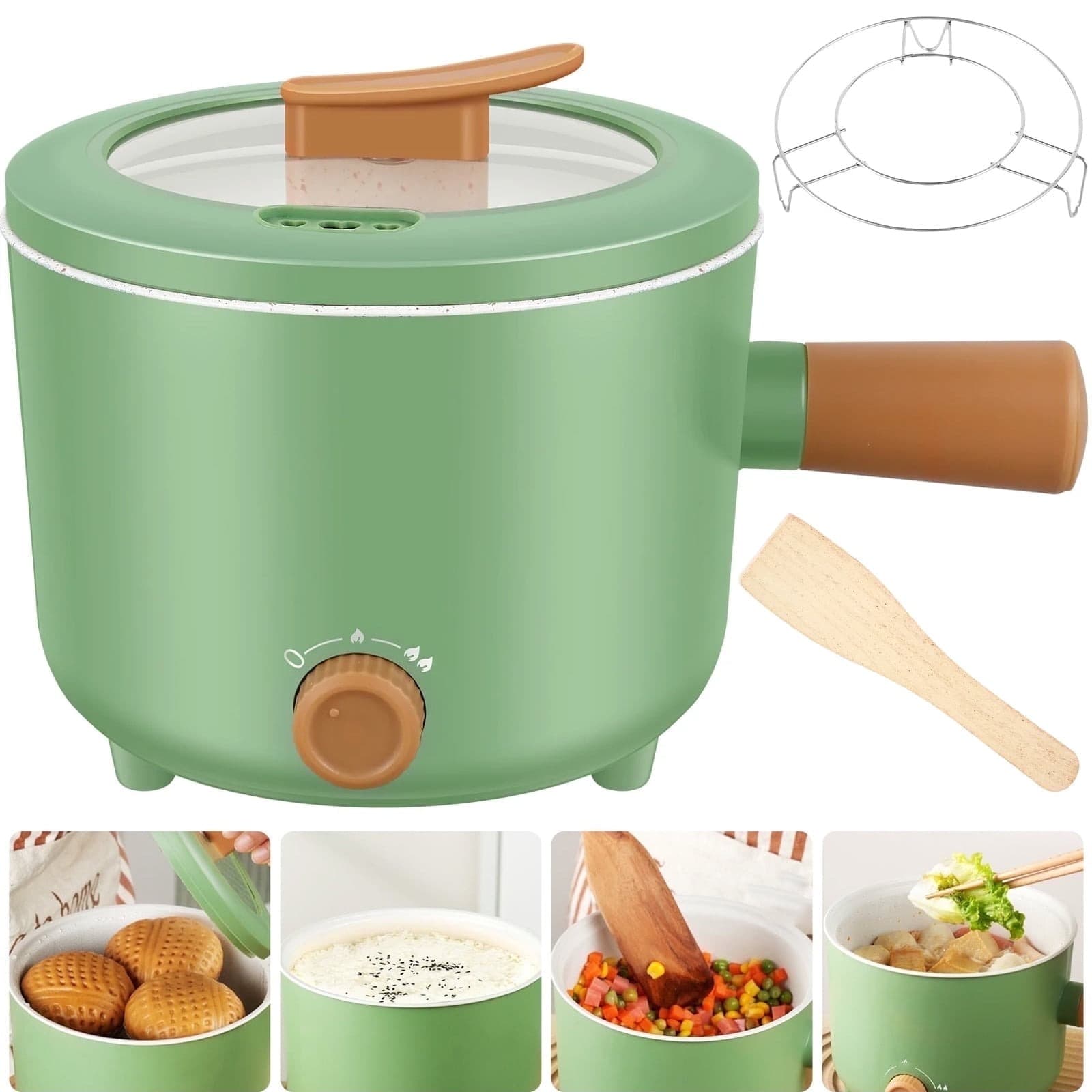 Walmart #ad :Electric Cooking Pot Multifunctional,Non-Stick Electric Cooking Pot For $20.99 (Reg $24.55)