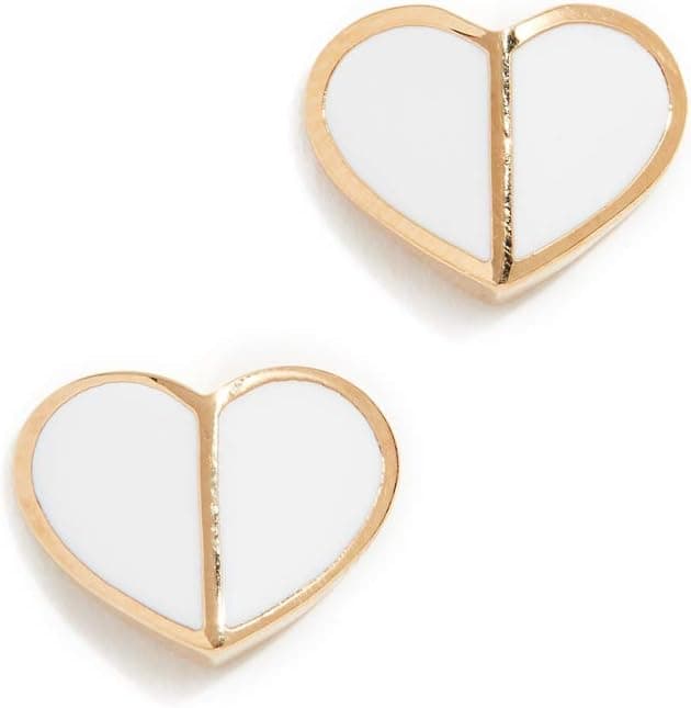 Amazon : kate spade new york Heritage Spade Small Heart Stud Earrings $28 (Reg $48) + Free prime shipping. #ad