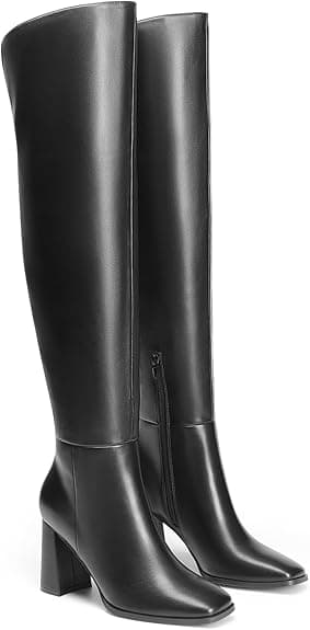 Amazon : Dream Pairs Women’s Tall Block Heel Over-the-Knee Boots $25.99 (Reg $55) + Free prime shipping. #ad