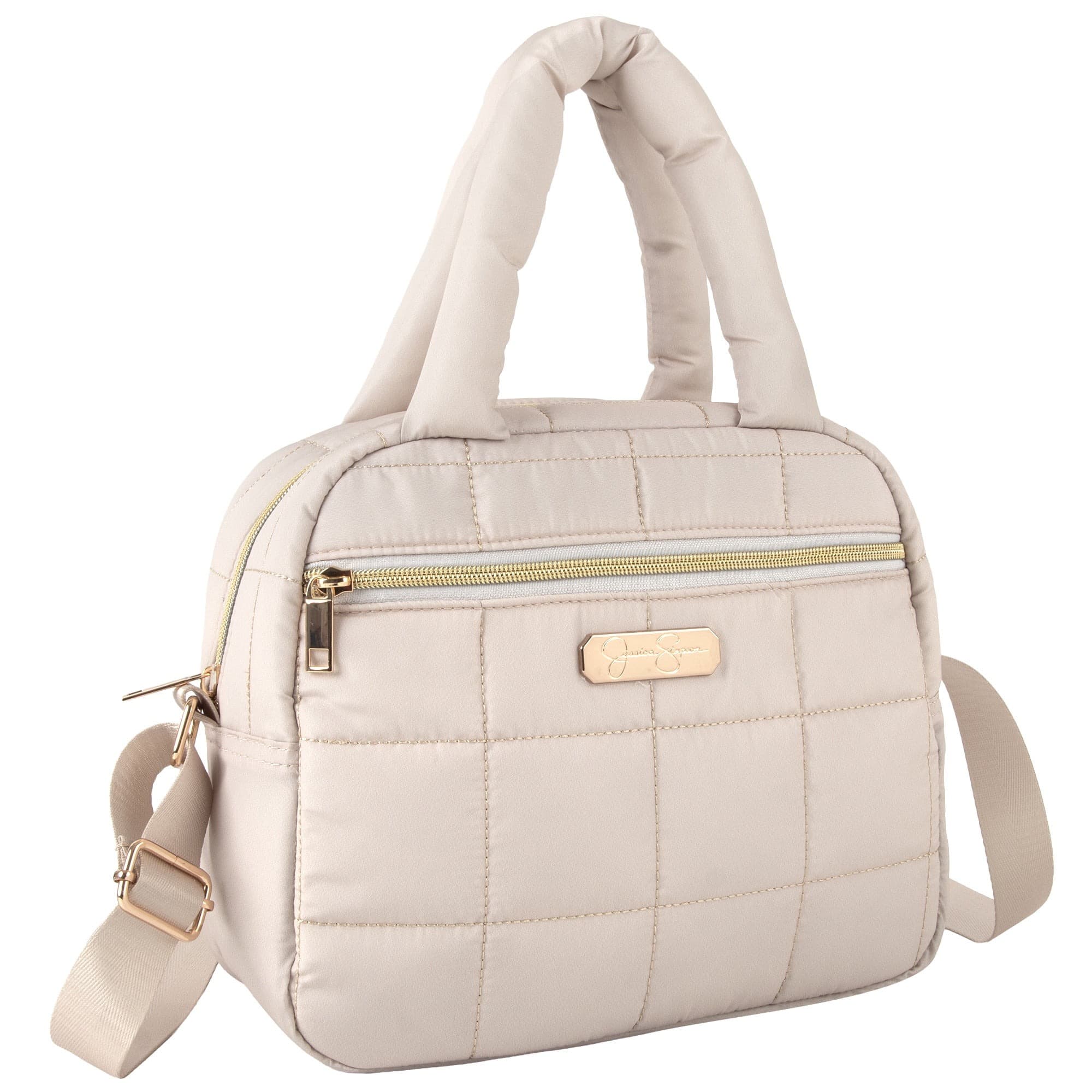 Walmart #ad :Jessica Simpson Women’s Quilted Insulated Reusable Cooler Lunch Bag For $15.99 (Reg $19.99)
