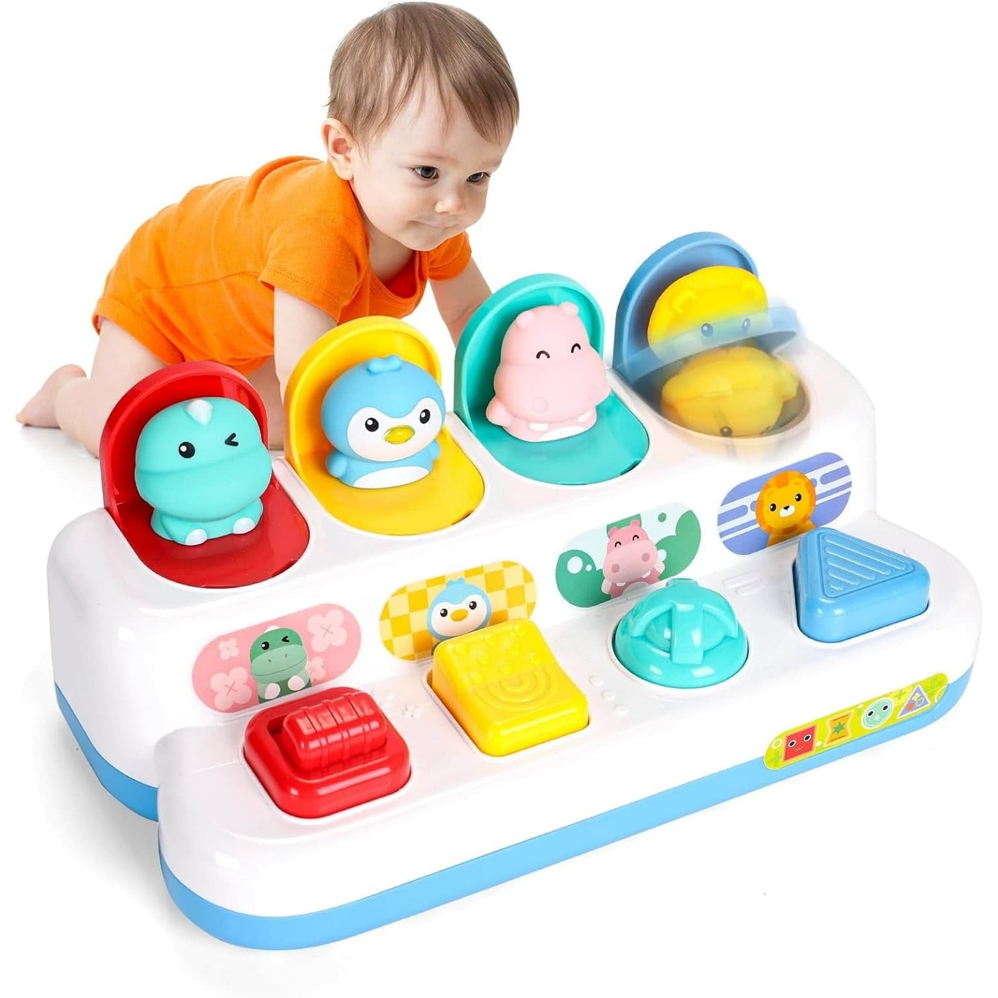 Walmart #ad :Style-Carry Interactive Activity Toy for Babies, Cause and Effect Toys, Montessori Toy For $14.99 (Reg $23.99)