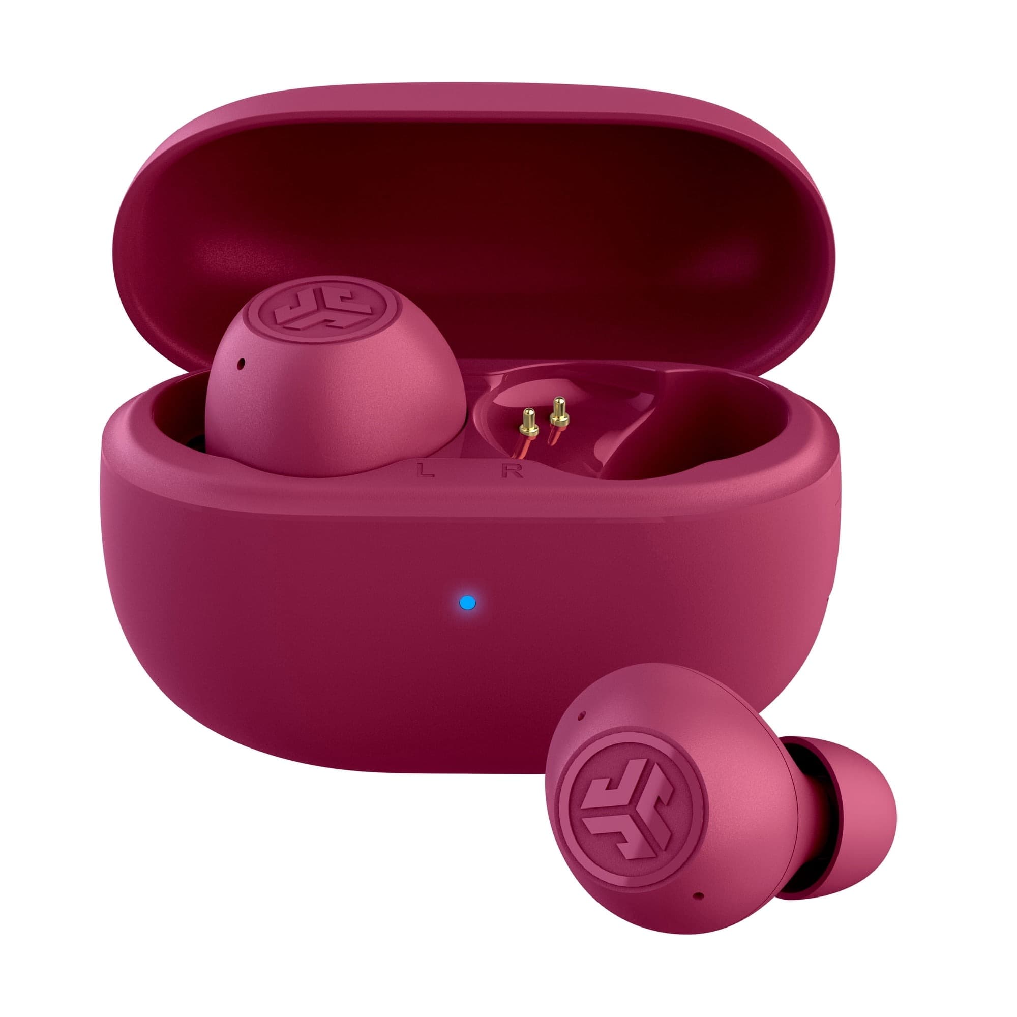 Walmart #ad : JLab GO Pop ANC Bluetooth Earbuds, Charging Case, Fuchsia For $18.99 (Reg $24.99)