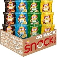 Amazon : 40-Count 1-oz Lay’s Potato Chips (4 Flavor Variety Pack) $15.67 + Free prime shipping. #ad