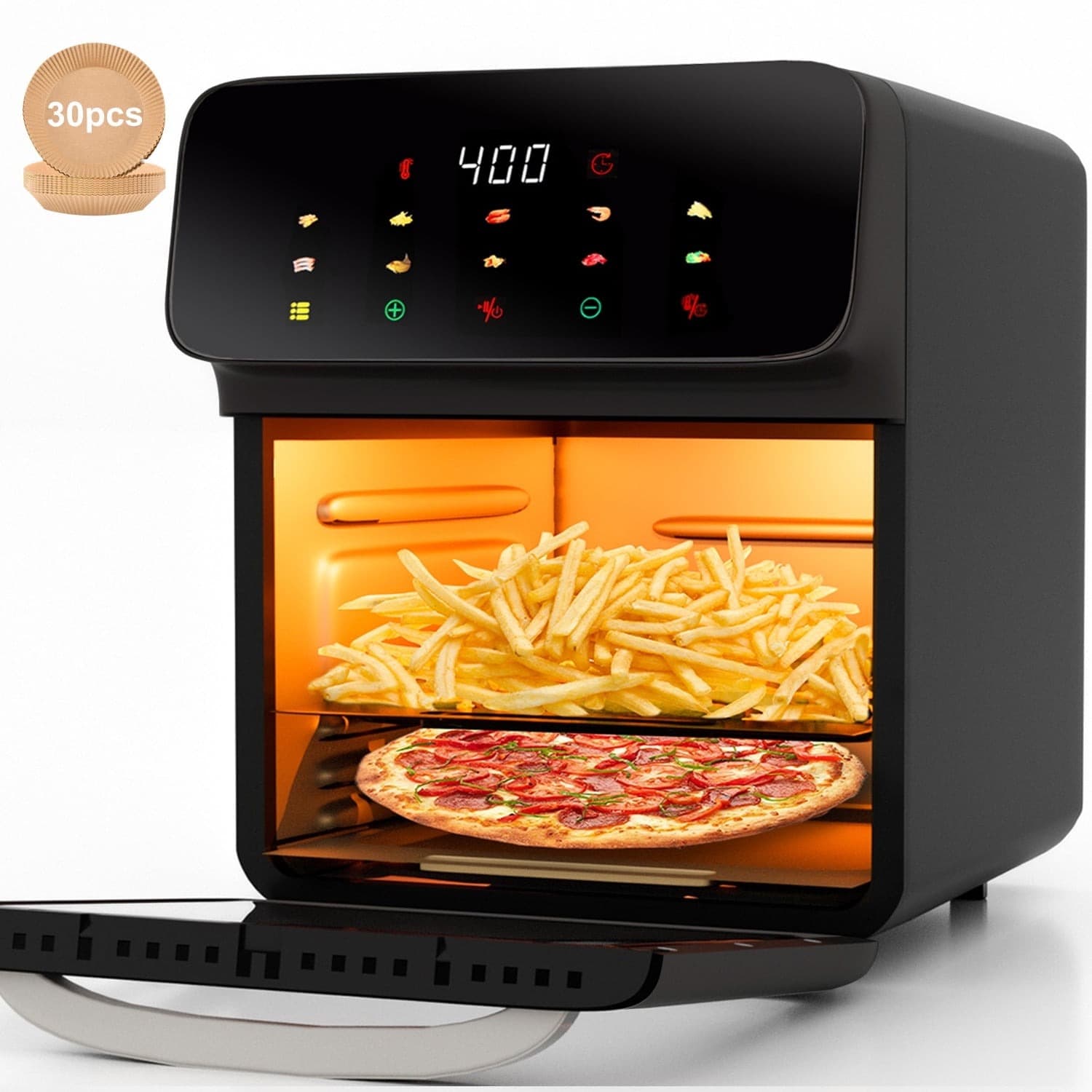 Walmart #ad :Bluebow Air Fryer 12QT Convection Oven with 10-in-1 Multi Function For $69.99 (Reg $144.99)